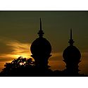 Minarets of Ibrahim Roza During Sunset - Bijapur, Karnataka, India