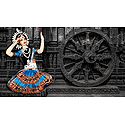 Odissi Dancer Photo - Unframed Photo Print on Paper