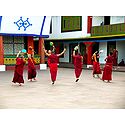 Monks at Rumtek Monastery - East Sikkim, India