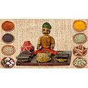 Spice Seller Photo - Unframed Photo Print on Paper