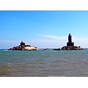 Twin Rocks at Kanyakumari - Tamil Nadu, India
