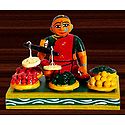 Woman Vegetable Seller Photo - Unframed Photo Print on Paper