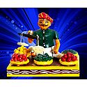 Vegetable Seller Photo - Unframed Photo Print on Paper