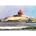 Swami Vivekananda Rock Temple at Kanyakumari - Tamil Nadu, India