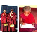 Buddhist Monks from Ladakh - Set of 2 Postcards