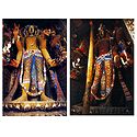 Manjushri and Maitreya Buddha (Reprint of Medieval Painting) in Alchi Monastery, Ladakh- Set of 2 Postcards