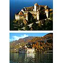 Chateau de Chillon, Montreaux, Switzerland - Set of 2 Postcards