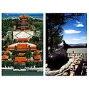 The Tower of Buddha Fragrance and Bonze Ox, China - Set of 2 Postcards