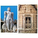 Lord Gomateshwara and Dilwara Temple - Set of 2 Postcards