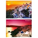 Santorini, Greece - Set of 2 Postcards