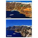 Santorini, Greece - Set of 2 Postcards
