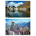 Hemkund Sahib and Kedarnath Temple - Set of 2 Postcards