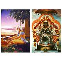 Narasinghavatar and Advaita Acharya - Set of 2 Postcards