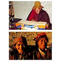 Monk and Elderly Women, Ladakh - Set of 2 Postcards