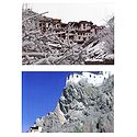 Rizong Monastery During Winter and Spituk Monastery, Ladakh - Set of 2 Postcards