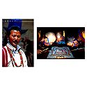 Monks and Villager in Traditinal Dress from Ladakh - Set of 2 Postcards