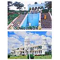 Brindavan Garden and Palace, Mysore - Set of 2 Postcards