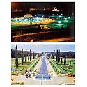 Brindavan Garden, Mysore and Park, Ooty - Set of 2 Postcards