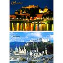 Salzburg Views,Austria - Set of 2 Postcards