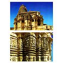 Kumbha Shyam Temple and Wall Friezes in Temple, Chittorgarh - Set of 2 Postcards
