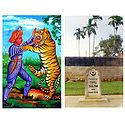 Tipu Sultan and His Grave - Set of 2 Postcards