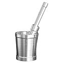 Mortar and Pestle or Khal Dasta for Grinding Camphor and Other Ritual Chunks