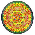 Kalash Print on Sticker Rangoli