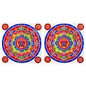 Pair of Rangoli Stickers