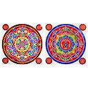 Pair of Rangoli Stickers