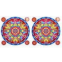 Pair of Rangoli Stickers