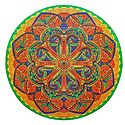 Colorful Print on Glazed Paper Sticker 