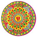 Colorful Print on Glazed Paper Sticker