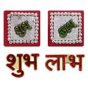 Acrylic Shubh Labh Stickers