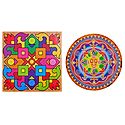 Pair of Rangoli Stickers
