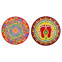 Pair of Rangoli Stickers
