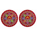 Pair of Rangoli Stickers