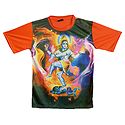 Printed Nataraj on Black with Mens Sythetic T-Shirt