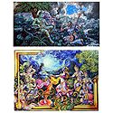Radha Krishna - Set of 2 Posters