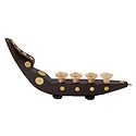 Wooden Boat with 4 Pen Stands
