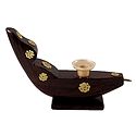 Wooden Boat with Pen Stand