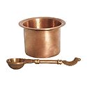 Copper Container for Charanamrita
