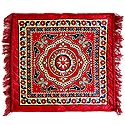 Red Velvet Ritual Carpet Mat