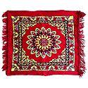 Red Velvet Ritual Carpet Mat