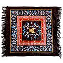 Dark Brown Velvet Ritual Carpet Mat