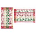 Dhakai Jamdani  Saree with Border and Pallu