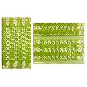 Light Green Dhakai Jamdani Saree with Border and Pallu