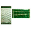 Ikkat Design on Ivory Silk Saree with Green Border and Pallu