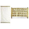 Off-White Kasavu Saree with Zari Border and Pallu