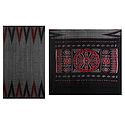Ikkat Temple Design on Grey Half and Half Orissa Cotton Saree