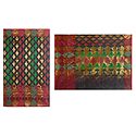 Jamdani Weaved Design All-Over on Black Net Saree